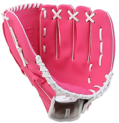 Wakects Guanto da Baseball Giovanile, Mano Sinistra, Pelle PU, Polso Morbido, Tasca Profonda, 10,5 Pollici