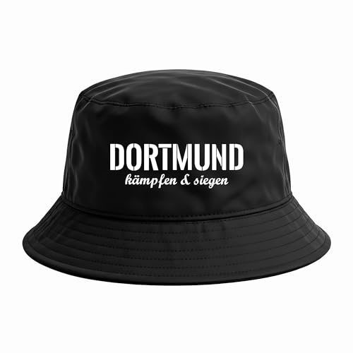 Dortmund Kämpfen & Siegen Anglerhut | Bucket Hat & Mütze für Fußballfans – Fischerhut Unisex für Stadion, Ultras, Support & Streetwear – Männer & Frauen | M3