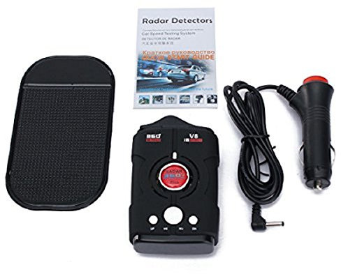 GPS Speed Gun Radar Detector V8 GPS Car Speed Camera Detector with LED Display Full Band