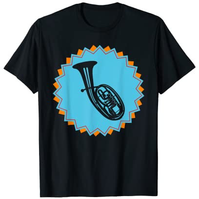 Horn Spieler Lehrer Geschenk Tenorhorn Flügelhorn Instrument T-Shirt