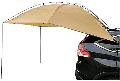 Car Awning Tent Sun Shelter, Portable Auto Tailgate Canopy Tent For The Car Waterproof Summer Camping Tent Shade Tent For Camping And Family Self-Driving Tour Beach Barbecue