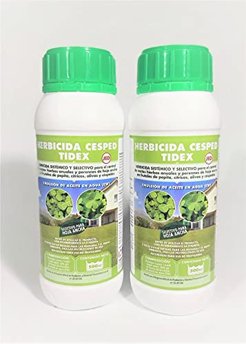 Herbicida selectivo césped 1 LITRO. Fluroxipir 20%. Control y la eliminación de malas hierbas de hoja ancha en el césped.