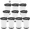 Smyidel CX7 Filter für AEG Ergorapido Staubsauger,10 Stück Filter für AEG CX7 CX7-2 Filter für Ergorapido Staubsauger Modelle wie AEF150,Filtertausch Hepa-Filter Ersatzfilter für AEG CX7 CX7-2