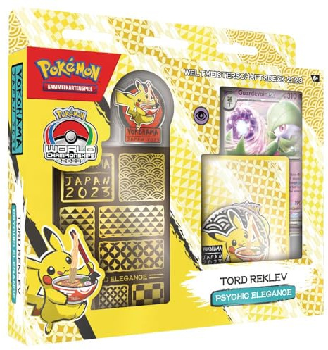 Pokémon - Juego de Cartas coleccionables: baraja del Campeonato Mundial 2023 – Tord Reklev