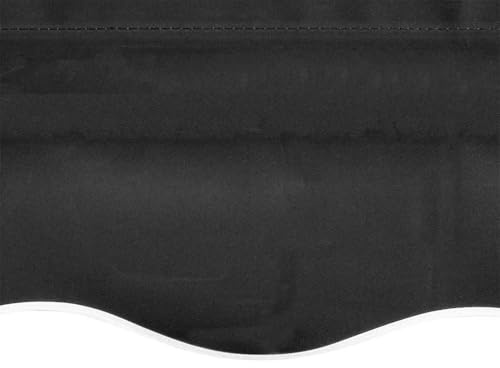 Homgoday Tessuto di ricambio per tenda da sole, tenda da sole in tela, tenda da esterno per finestra, porta, giardino, veranda, parasole, tenda solare esterna, antracite, 300 x 250 cm