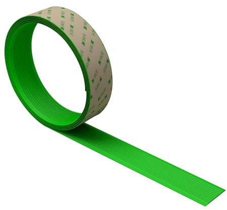AYHARYLH PVC Treppenkantenprofil,Vinyl-Anti-Rutsch-Treppenkante,Kantenschutz-Formleiste,Kunststoff Treppen-Kantenschutz,für Parkett Und Laminat (Color : Green, Size : T6cm*L10m)