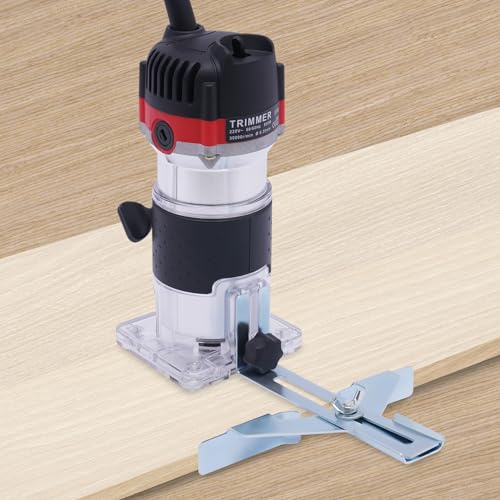 Trimmer elettrico, 800 W, 30000 giri/min, router elettrico, strumento per fresatrice di legno, scanalature in legno, lavorazione di armadi