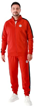 FC Bayern München | Trainingsanzug I Jogginganzug I Essential | Unisex | Rot | XL