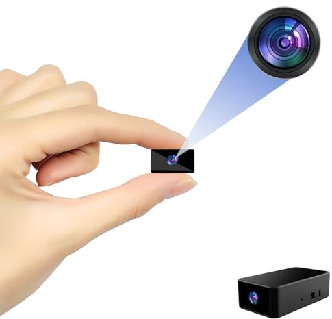 Mini Spy Camera, Hidden Camera - 1080P Spy Cam, Small Camera, Mini Camera, Nanny Cam for Home, Loop Recording and Motion Detection, Garage and Warehouse Monitoring (No WiFi and TF Card)