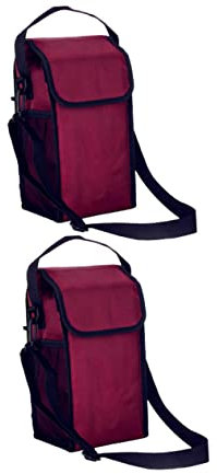 Garneck 2-teiliges Isoliertes Picknick-lunchbag-Set Mit Aluminium-Innenfutter Tragbare Tasche Zum Mitnehmen Für Die Arbeit Schule Und Reisen