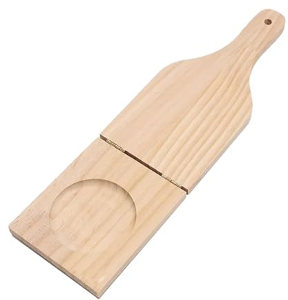 Presse à plantain en bois Tostones Maker Manuelle Gadgets Outils Fruits Légumes Presse-purée Banane Frite Presse-purée en bois Presse-purée