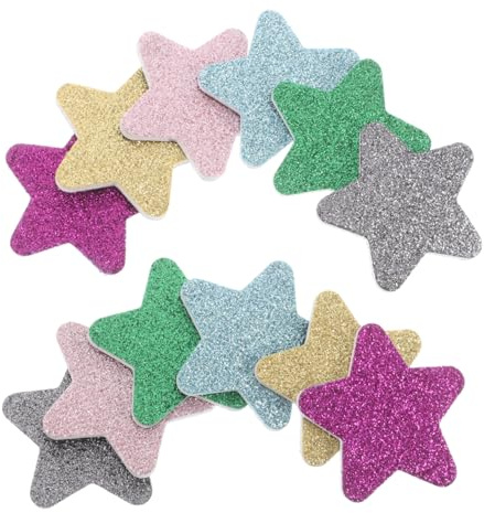 Beavorty 12 Limas Desechables con Forma de Pentágono para Uñas, Esponja Pulidora Versátil para Manicura y Pedicura en Casa o Salón, Diseño Navideño Único