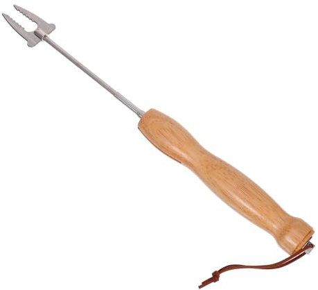 Toddmomy Einstellbare Grillspieße Mit Holzgriff Verlängerbare Marshmallow-röhrchen Für Grill Bbq Und Tragetasche Für Camping Und Outdoor-aktivitäten