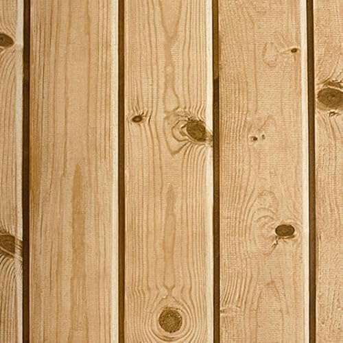 Papier peint en PVC imitation bois avec aspect texturé pour décoration de la maison, non auto-adhésif et imperméable, convient pour les espaces de vie et les cuisines, 0 53 x 9 5 m (A)