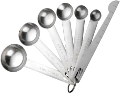 CLISPEED Cucharas Medidoras De Acero Inoxidable Cucharas Medidoras Para Repostería Diferentes Para Medir Polvos Cocina