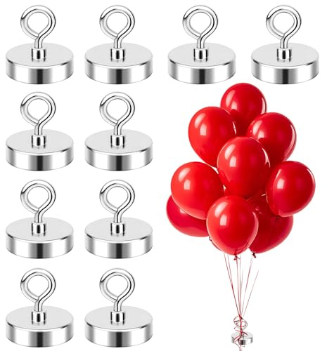 Foonary 10 pesos para globos: ideal como soporte para globos reutilizable y soporte para globos de helio y globos, perfecto para Halloween, bodas, cumpleaños, Navidad y fiestas