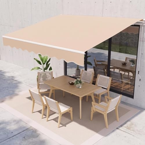 Gelenkarmmarkise Sonnenschutz, 400x250 cm, Khaki