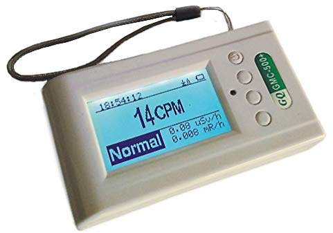 GQ Nuclear Radiation Detector GMC-500 Plus Geiger Counter USA Product US National Standard Large LCD Display Dual Sensors Dosimeter Data Save & Global Share Beta Gamma X-ray Portable