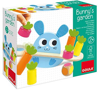 GOULA 455246 Bunny's Garden Lernspiel für Kinder, bunt