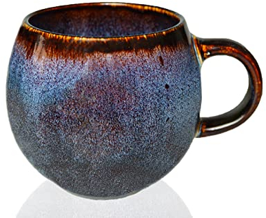 ZPPLD Coffee Mug,500ML Pottery Mugs,Ceramics Coffee Cup,Stoneware Mugs,Large Tea Cups,Porcelain Coffee Mug,Cappuccino Cups Dishwasher Microwave Safe,for Office and Home