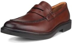 ECCO London Penny Loafer för män, Konjak, 8-8.5