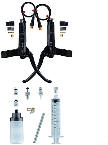 ZYWUOY E-Bike-Bremsgriff, 3-polig, für E-Bike, Bafang-Hallmotor, hydraulische Bremse, schwarze Rinde mit 9-teiligem Werkzeug