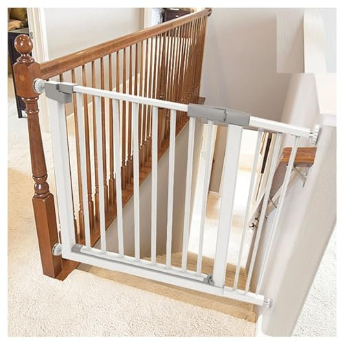 Treppenschutzgitter, Hundeschutzgitter, Sicherheitsschutzgitter Mit Druckanpassung, Breite 63–82 Cm (24,8–32,3 Zoll), Schraubenfreie Installation, Geeignet For Kinder Und Haustiere ( Size : Width 63-6