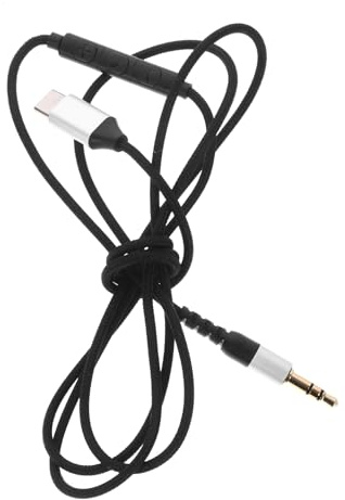 Homoyoyo Double-ended Headphone Audio Cable Cord Type-c to Jack Replacement Headphone Wire High Performance and Oxidation Resistance