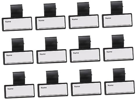 JECOMPRIS Teiliges Stethoskop Namensschild Aus Robustem Praktische Beidseitig Beschreibbare Namensmarkierungen Leichte Kompakte Stethoskop-label Für Einfache Identifikation Und Organisation