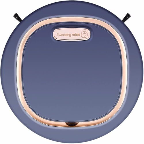 SMTSEC Robot Aspirador Y Fregasuelos, 3 En 1 Robot Aspirador Silenciosa Superfino Robot Barredora Fregadora con Potente 1200Pa Potencia De Succión para Pelos De Mascotas Pisos Duros,Blue-1 Pack
