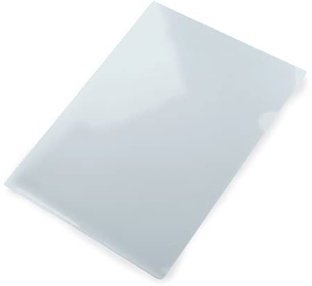 Office Box Classic A3 Klarsichthüllen, 10 Stück, aus 100 % recycelbarem Polypropylen, Ref. 35061, mit oberer Griffschlaufe, Größe: 43 x 31 cm