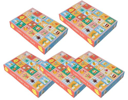 LZYWOD Easter Countdown Calendar Easter Advent Calendar with 24 Pcs Drawer Easter Day Easter Decoration Fillable for Home Gift