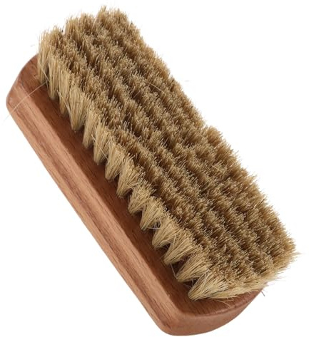 Brosse à Chaussures Beige en Poils de Porc pour Cirage de Bottes | Brosse Nettoyage Chaussures, Brosse à Poils Brillants, Brosse à Bottes, Format Léger à Prise Facile Couleur Aléatoire