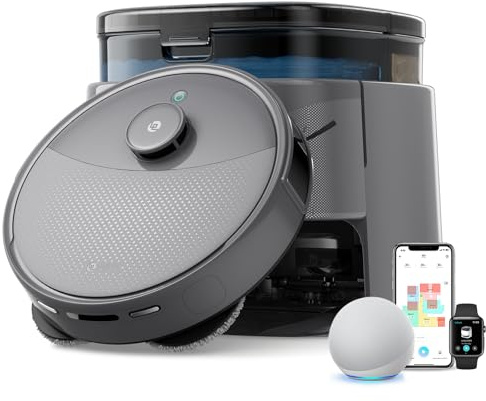 Lefant M3 Max Robot Aspirateur Laveur 20 000 Pa, Station Multifonctionnelle, Double Serpillière Rotative 200 TR/Min & Relevable 9mm, Navigation dToF, Évitement d'obstacles PSD, 220min