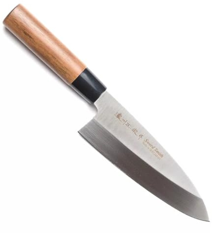 Les pépites de Mani Couteau Japonais - Deba 155 mm - Walnut