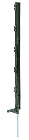 Landkaufhaus Mayer Weidezaunpfähle 70 cm hoch, Grün 20 St.im Karton | Zaunpfähle Weide | Kunststoffpfähle