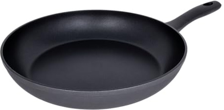 ARCOS Kaula Sartén Antiadherente de 28 Cm para Inducción, Gas y Vitrocerámica. Sartén Mediana de Aluminio Forjado Ligera con Mango Ergonómico y Apta para Lavavajillas. Color Negro