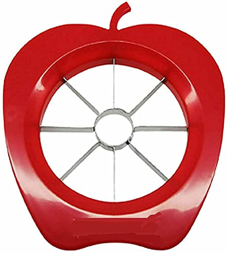 SDMAX Easy Grip Apple Fruit Slicer with Corer, Even Slice Cutter for Home and Kitchen, Sturdy and Rust Resistant Apple Slicer Cutter, Easy Corer (Assorted Colours)