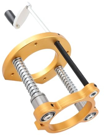 Focket Oberfräsenlift, Aluminiumlegierung, Edelstahl, Oberfräsentisch, Einsatzplatte, Hebebasis mit Griff, 65 Mm, 70 Mm, Hub, Hohe Genauigkeit, Holzbearbeitung, Oberfräsentisch-Hebesystem
