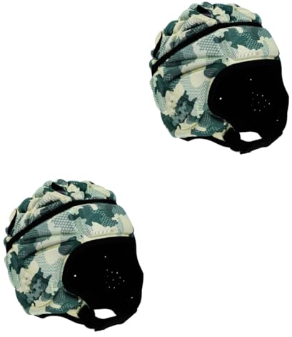 BESPORTBLE 2stücke Verstellbarer Fußballhelm Für Junge Mädchen Atmungsaktive Kopfbedeckung Mit Belüftungsöffnungen Stoßfest Für Jungen Und Mädchen Für Rugby Und Fußball Bequem Und