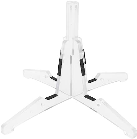 Support De Clarinette Pour Flûte à 4 Pieds, Support De Clarinette Amovible, Support De Clarinette Croisé, Support De Flûte Long Portable Pour Support D'instrument(Transparent)