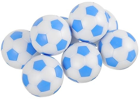WOONEKY 8stücke Tischfußballbälle Mini Ball Ersatz Für Tischfußballspiele Aus Kunststoff Für Standard Tischkicker Zubehör Für Tischfußballspiele