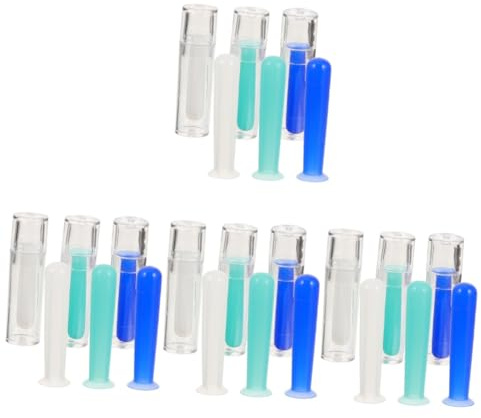 FRCOLOR 24piezas Aplicadores Para Lentes De Contacto Herramientas De Remoción Suave Para Lentes Accesorios De Viaje Prácticos Colores y Transparente