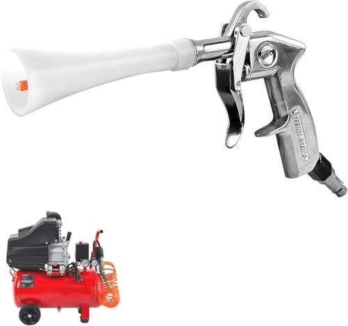 Pistolet de Nettoyage à Air Comprimé, 6-9,2 Bar Pistolet Air Comprimé, Haute Pression Soufflette Air Comprimé, pour Nettoyer les Voitures, Les Sols et Les Plafonds
