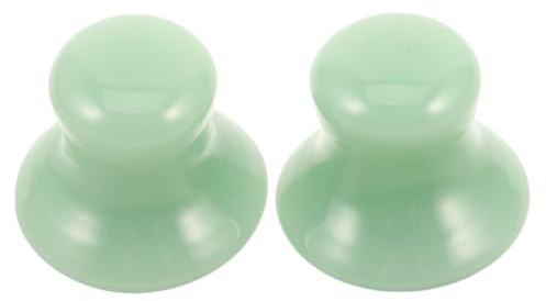FRCOLOR 2stücke Jade Roller und Gua Sha für Gesichtsmassage Eiermassagestein und Kristallschaber für Hautpflege und Entspannungstherapie zu Hause Spa