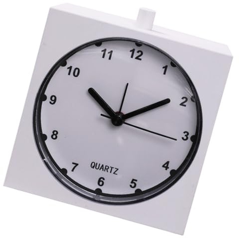 Elegante sveglia silenziosa con luce notturna confortevole funzione batteria retroilluminazione orologio per anziani e bambini studenti sveglia