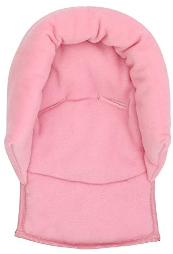 UNIVERSAL Infant Baby Toddler car seat, stroller head support pillow - Soft Polar Fleece (pink 03)
