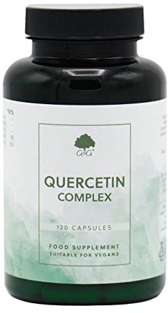 Quercetin Complex Supplement - 300mg High Strength with Bromelain, Bioflavonoids & Vitamin C - Vegan, Kosher, Non-GMO, 90 Capsules - Antioxidant Support - G&G Vitamins