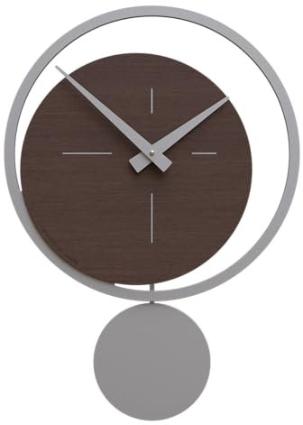 CalleaDesign - Eclipse Pendeluhr, Eiche wengé