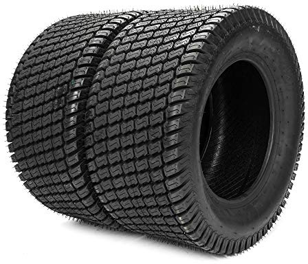TRIBLE SIX Lot de 2 pneus de Tondeuse à Gazon 20 x 10-8 4 Plis 20 x 10-8